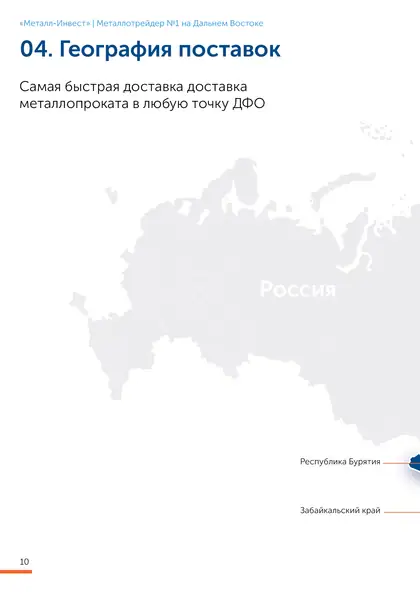 Страница брошюры М-Инвест 10