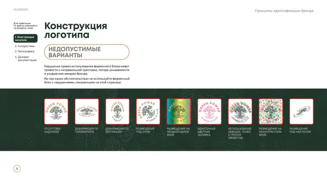 Девять недопустимых вариантов