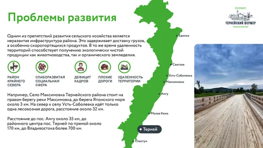 Слайд презентации Тернейский фермер 03