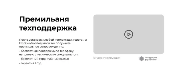 Техподдержка и видеоинструкция