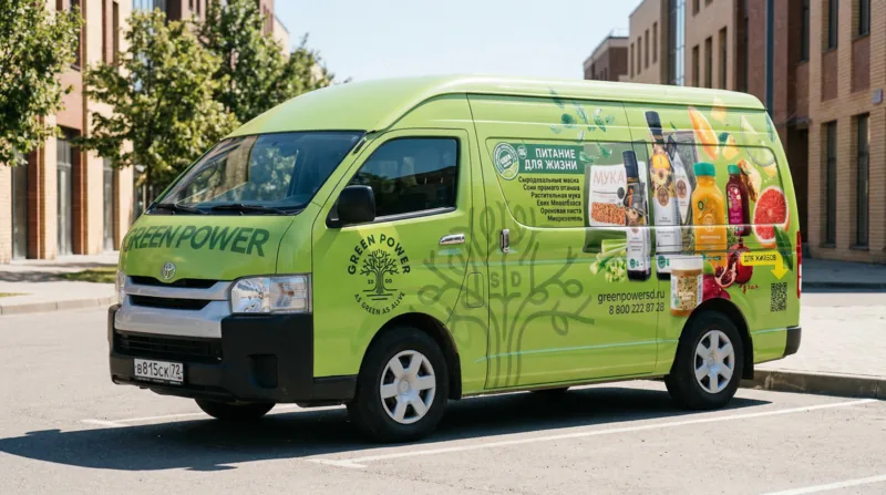 Toyota Hiace — фургон доставки Green Power