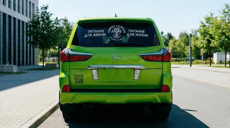 Lexus LX570 — Green Power, корма