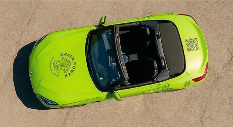 BMW Z4 — Green Power, вид сверху